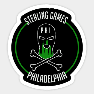 Stealing Games Ski mask Sticker